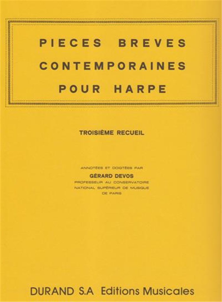 Pieces Breves Contemporaines V3 Harpe (6 Pieces